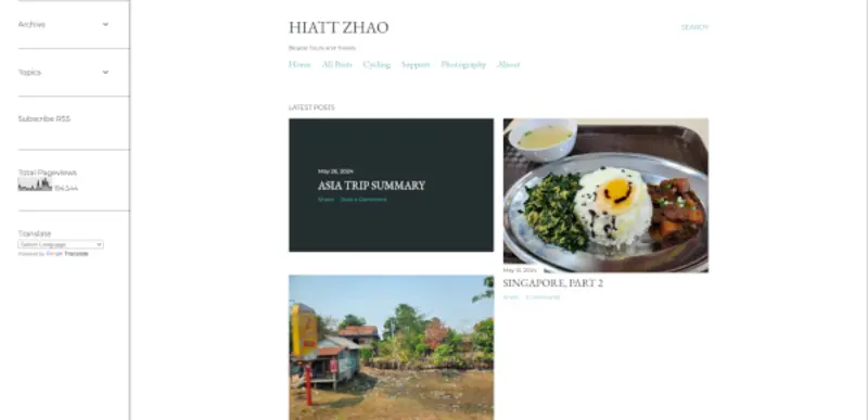 Travel Blog - Journey documentation and travel experiences